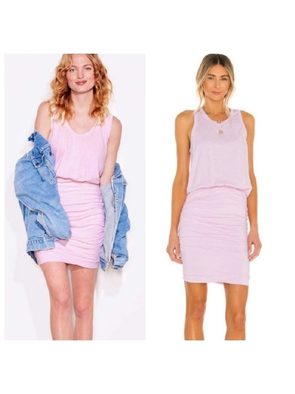 Nwt Sundry 3 L LARGE Ruched Racerback Dress
